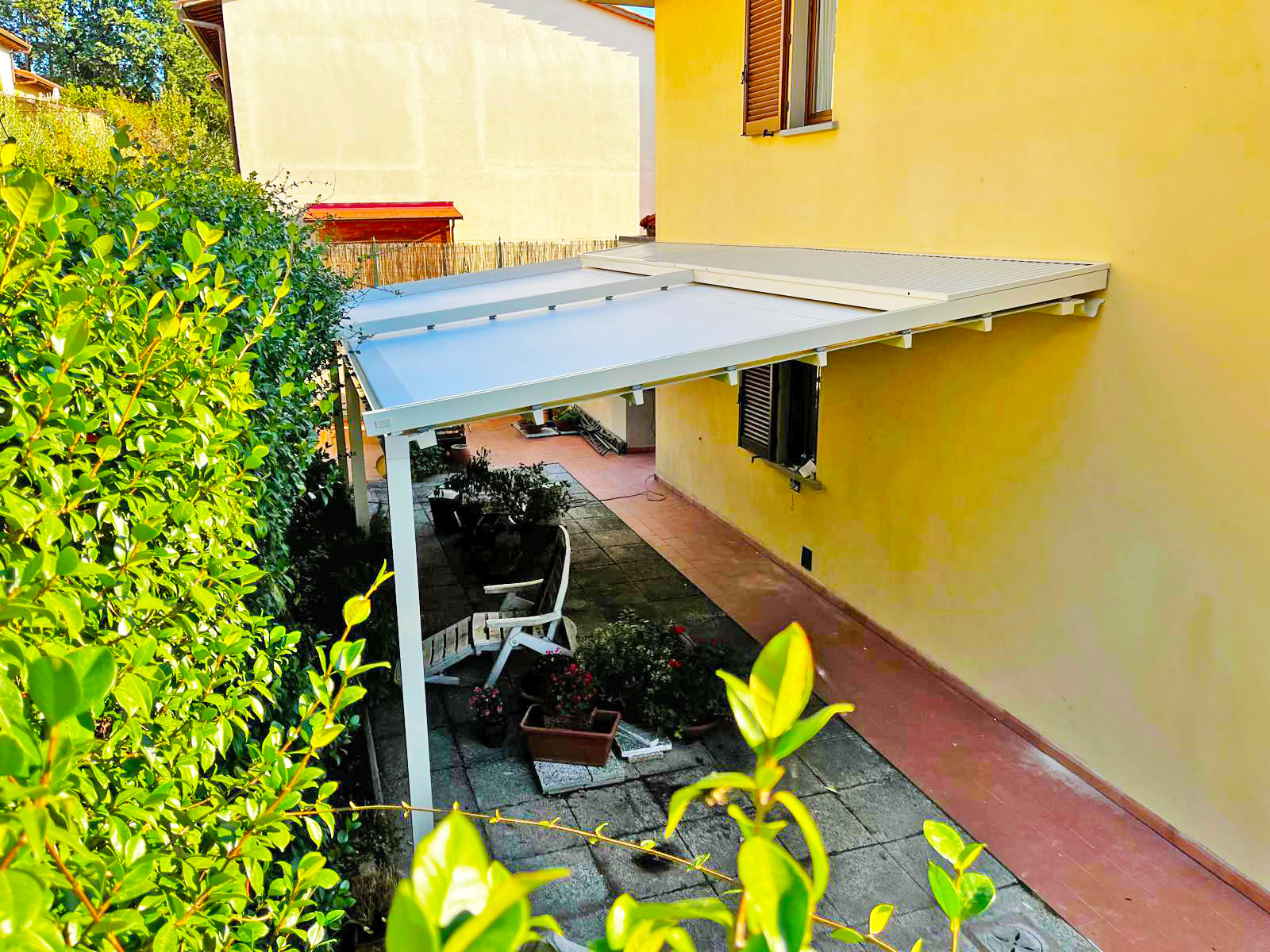 pergola inclinata